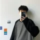 thumbnail image 3 of Camiseta para hombre con citas, sudaderas a granel, ropa de invierno original para hombre, top coreano de otoño con jersey vintage emo xl, 3 of 5