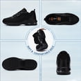 thumbnail image 6 of DYKHMILY Women's Shoes Steel Toe Lace-Ups Safety Shoes, Medium Black, 7.5 Women's, 6 of 8