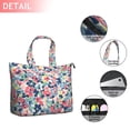 thumbnail image 2 of Pioneer Flower Floral Print Pattern Travel Tote Bags for Women Carry On,Large Weekender Bags for Women Travel,Multi Functional Duffle Bag for Work,Shopping,Sports, 2 of 5