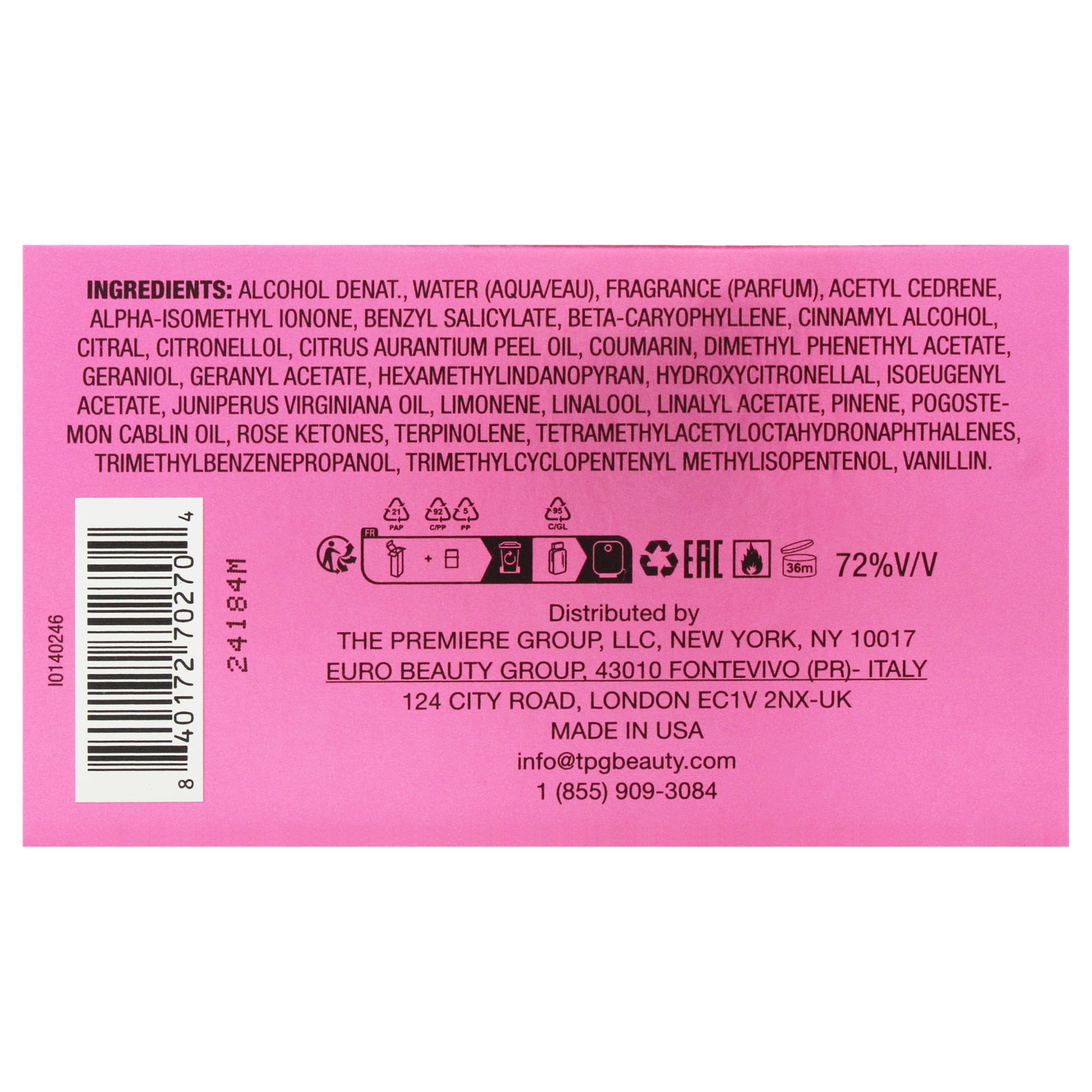 bebe Luxe Wild, Perfume for Women, 3.4 oz