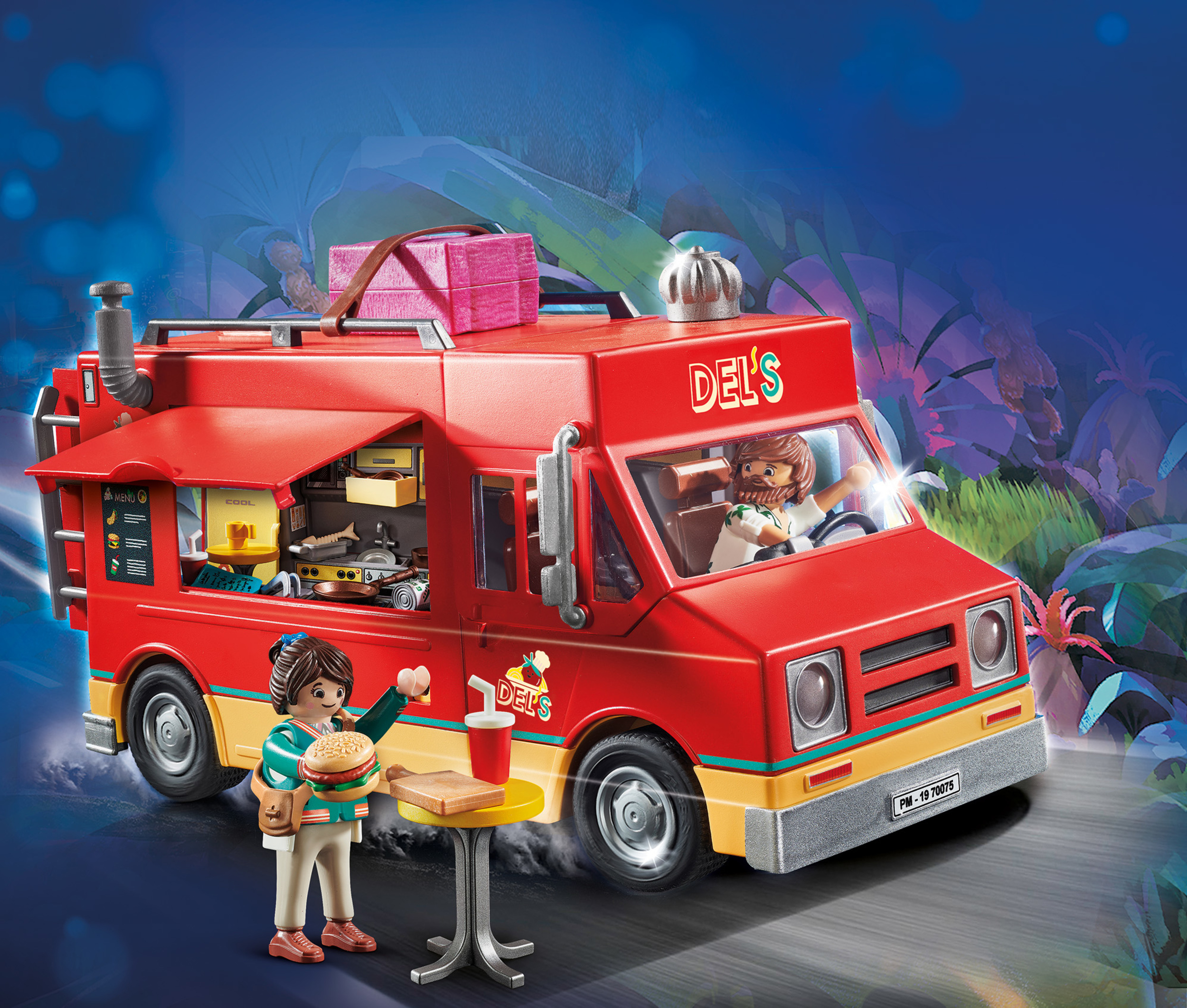 PLAYMOBIL THE MOVIE Del's Food Truck - image 3 of 6