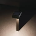 thumbnail image 4 of Mainstays Solar Powered Black Modern Edge LED Pathway Light and Landscape Light, 15 Lumens, 4 of 7
