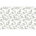 thumbnail image 7 of Rateoe Hand Drawn Rabbit Pattern Canvas College Laptop Backpack,Travel Daypack,Durable Rucksack Travel Notebook Bag School Backpack Book Bag for Men Women-Medium, 7 of 7