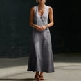 thumbnail image 6 of Stamzod Women's Summer Maxi Dress Fashion Gardient Casual Dresses V Neck Boho Beach Sundress with Pocket Multicolor X S, 6 of 8