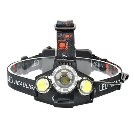 Outdoor fishing headlight led telescopic zoom strong light searchlight