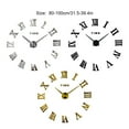 thumbnail image 3 of fastboy Timeless 3D DIY Wall Clock Easy To Read For Modern Decor Modern Large 3D Wall Clock Durable Construction Unique Style gold 1Set, 3 of 6