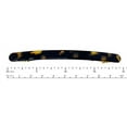 thumbnail image 6 of French Amie Skinny Lean Black Rounded Edges Handmade Hair Clip Barrette, 6 of 31