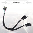 thumbnail image 4 of Unique Bargains Can Bus EFI Y Splitter Cable Connector Adapter Plastic Black, 4 of 6
