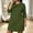 Army Green, variant on NominalSnug Womens Plus Size Nightgowns 3/4 Sleeve Sleepwear Crewneck Nightdress Loose Comfy Homewear