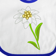 thumbnail image 4 of Inktastic Edelweiss- Flower Boys or Girls Baby Bib, 4 of 4