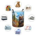 thumbnail image 7 of Cauagu Snowy Mountain Photography Bear for Laundry Basket,Collapsible Organizer Basket for Storage Bin Toy Bins Gift Baskets Bedroom Clothes Children Nursery Hamper -Medium, 7 of 7