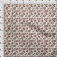thumbnail image 4 of oneOone Georgette Viscose Light Green Fabric Autumn Sewing Material Print Fabric By The Yard 42 Inch Wide, 4 of 4