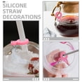 thumbnail image 5 of PAMINGONO 12Pcs Pink Straw Silicone Decors for Tumblers and present Giving, 5 of 8
