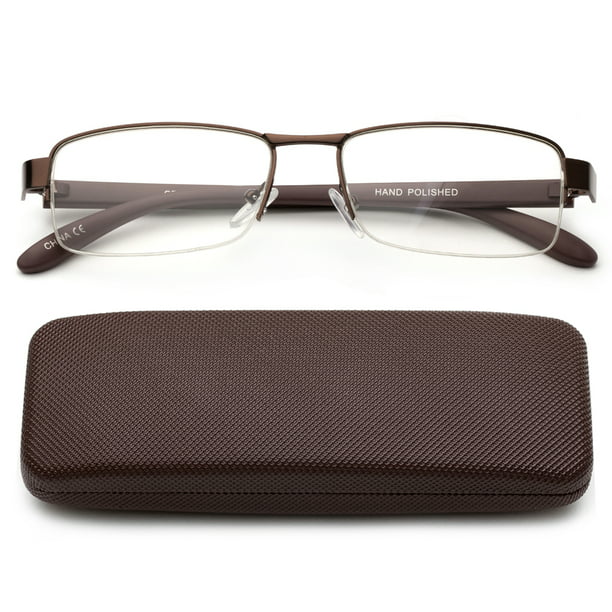 Newbee Fashion-Semi Half Readers Premium Reading Glasses Half Frame ...