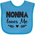 thumbnail image 3 of Inktastic Nonna Baby Clothes Grandchild Girls Baby Bib, 3 of 4