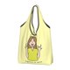 thumbnail image 2 of Bolsas de compras reutilizables para enfermeras, bolsas de supermercado con capacidad de peso de 50 libras, bolsas de mano resistentes, ecológicas y lavables, 2 of 4
