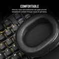 thumbnail image 5 of CORSAIR Auriculares Estéreo para Juegos HS55, Compatibles con Múltiples Plataformas, Que Incluyen PC, Mac, PS5/PS4, Xbox Series x, Nintendo Switch y Dispositivos Móviles mediante un Conector de 3,5 Mm, 5 of 5