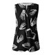 thumbnail image 4 of Blusa sin mangas con cuello en V y estampado de Halloween con botones y sin mangas para mujer Pompotops  lopia1000204, 4 of 6