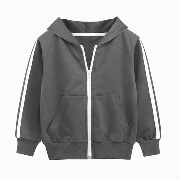Gibobby Hoodie Toddler Kids Zip Up Hoodie Soft Sweatshirt Back To School 2T 3T 4T 5T 6T 7T 8T Kids Hoodies For Toddler Zipper Hoodie Sweatshirts(5-6 Years,Dark Gray)