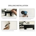 thumbnail image 4 of Hook Rack 4 Hooks Rail Cat Dog Animal Shaped Wall-Mounted Farmhouse Rack Nail-free Drilling Bathroom, 4 of 8