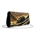 thumbnail image 2 of Xixirimido Clutch Purses for Women Evening Handbags for Formal Wedding Party Cocktail Prom Crossbody Envelope Bag with Detachable Chain, Marble Brown Leopard, 2 of 7