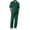 Green, variant on NAFUU Men 2 Piece Beach Outfits Stylish Solid Color Short Sleeve Casual Button Down Shirts And Pants Sets Summer Fashion Outfits Comfy Loose Sports Suit