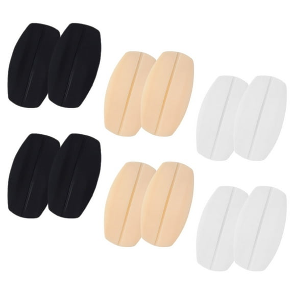 Brandonz 6pcs Silicone Shoulder Pads Strap Cushions Bra Strap Holder Bra Strap Cushion