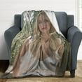 thumbnail image 4 of Mckenna Grace Blanket Sexy #2 Super Soft Throw Blanket Silky Flannel Lightweight for Sofa, Bed Blanket All Season Use 50"*60"（130 * 150cm）, 4 of 6