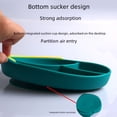 thumbnail image 4 of Adecuado para plato de silicona para niños, compartimento de entrenamiento para bebés, cuenco complementario, cuenco de succión anticaída de una pieza, 4 of 4