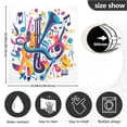 thumbnail image 5 of Yayeee Magnetic Dishwasher Cover for The Front Decoration Home Kitchen Machine Sticker Protector, Musical Pattern, 5 of 6