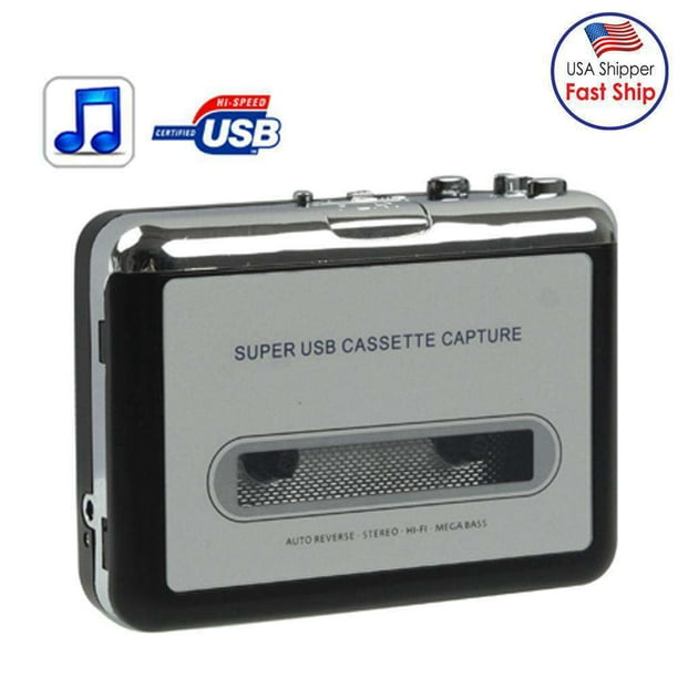 Tape to PC Super USB Cassette to MP3 Converter Capture Audio Music Player