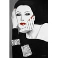 thumbnail image 2 of Baliko, Linda 23x32 Gold Ornate Wood Framed with Double Matting Museum Art Print Titled - Fashion Women I, 2 of 4