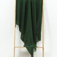 thumbnail image 2 of Manta de Lanzamiento CREVENT Tejida Decorativa 127x152 cm Verde Bosque, 2 of 4