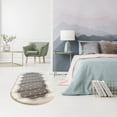 thumbnail image 4 of Teissuly New Soft Bedroom Rugs Shaggys Rugs For Bedroom Oval Rugs Room Small Carpet Living Room Runner Rug Non Slip Modern Home Decor, 4 of 7