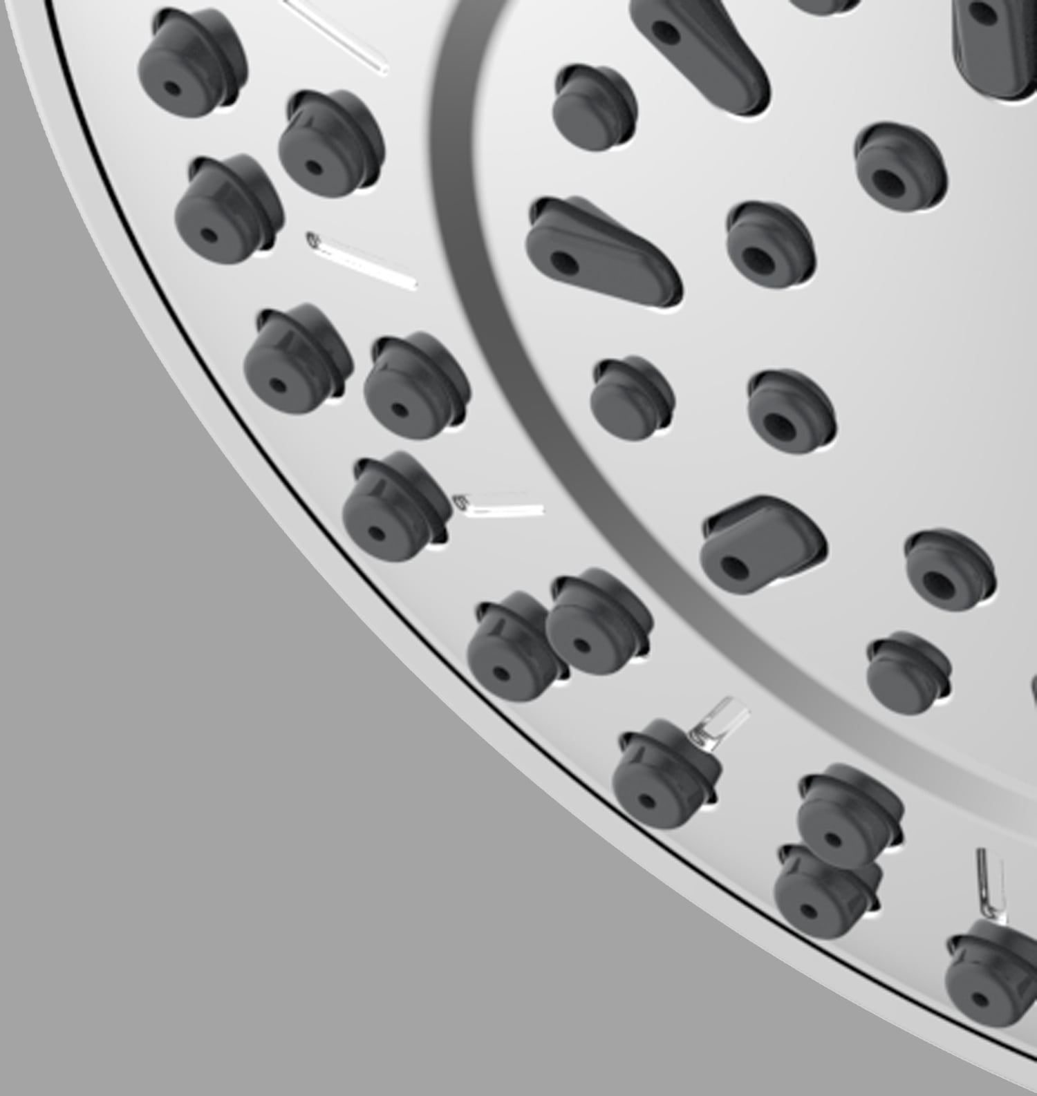 Better Homes & Gardens 5-Spray Filtered Chrome Shower Head with Quick Change Filter