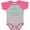 Baseball Heather and Hot Pink, variant on My Aunt and Uncle Love Me Whale Boys or Girls Baby Bodysuit