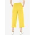 thumbnail image 2 of Woman Within Plus Size Sport-Knit Pull-On Capri Pants, 2 of 6