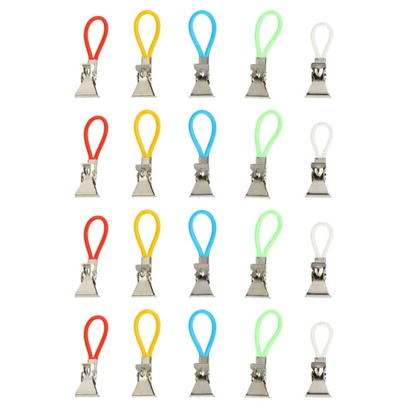NICEXMAS 20Pack Kitchen Towel Clips for Hanging with Material