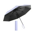 thumbnail image 3 of yuksok Folding Umbrella Large Travel Sunshade Umbrella for Outdoor Activities Trips violet, 3 of 9