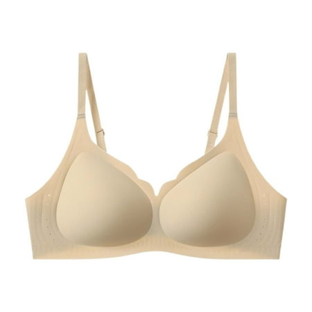 Seamless Adjustable Uplift Bra Side Spill Prevention  Wire Free Push Up    Sag Support  Thin & Comfortable Custom Fit Straps
