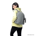 thumbnail image 2 of TOTTO Mochila Mediana Porta Laptop 14 con Bolsillo Secreto | Escuela - Oficina - Viaje | 19 L BOW M gris M, 2 of 7