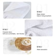 thumbnail image 5 of Golden Dragon Flowers Hanging Towels with Loop Hand Towels Nylon Fastener Tape Design Dish Cloths 2 Pieces, 5 of 7