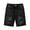 Black, variant on Kids Loose Fitted Jean Shorts Boys Elastic Waist Distressed Denim Bermuda Shorts Breathable Secure Casual Shorts For School Wear