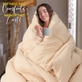thumbnail image 6 of Utopia Bedding Comforter Duvet Insert, Quilted Comforter with Corner Tabs, Box Stitched Down Alternative Comforters Twin Size Beige, 6 of 7