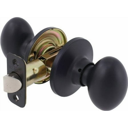 Residential Keyed Door Knob Finish: Satin Nickel, Type: Passage