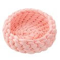 thumbnail image 1 of Lits pour Chats pour Chats d'Intérieur Chiens, Chaton Chaton Chaton Lit Rond Doux Polyester Coton Coussins pour Animaux de Compagnie Lits Lavables, 1 of 5