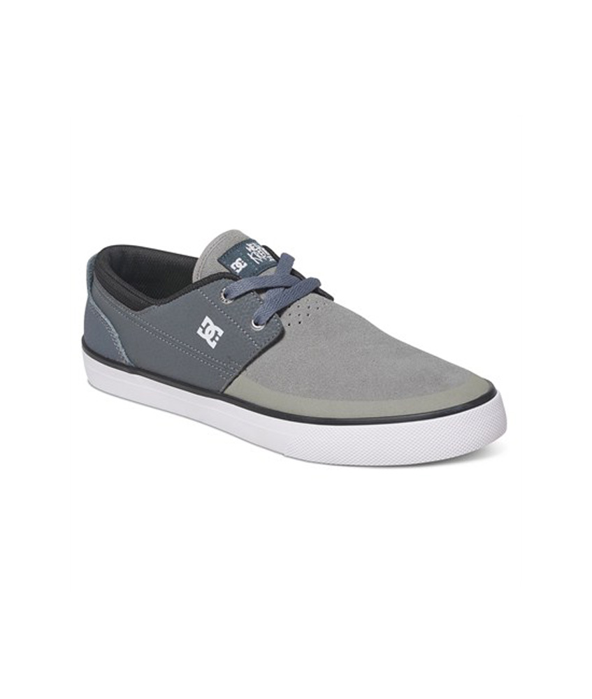 Sneakers Grey Leather Suede 