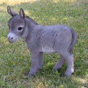 Hi-Line Gift Ltd. Standing Donkey Looking Left Statue