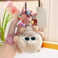 thumbnail image 4 of Hometravel Plush Toy Keychain, Soft Stuffed Animal Figure with Metal Key Ring, Cute Character Accessory for Keys, Backpack, Bag Charm Decoration, 4 of 7