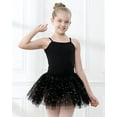 thumbnail image 5 of Stelle Sleeveless Ballet Leotard Girls Tutu Dress Camisole Skirted Ballerina Outfit,Black,5-6 Years, 5 of 6